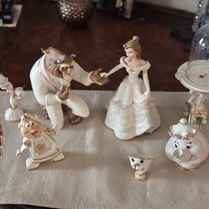 Lenox White and Gold Cake Topper Set